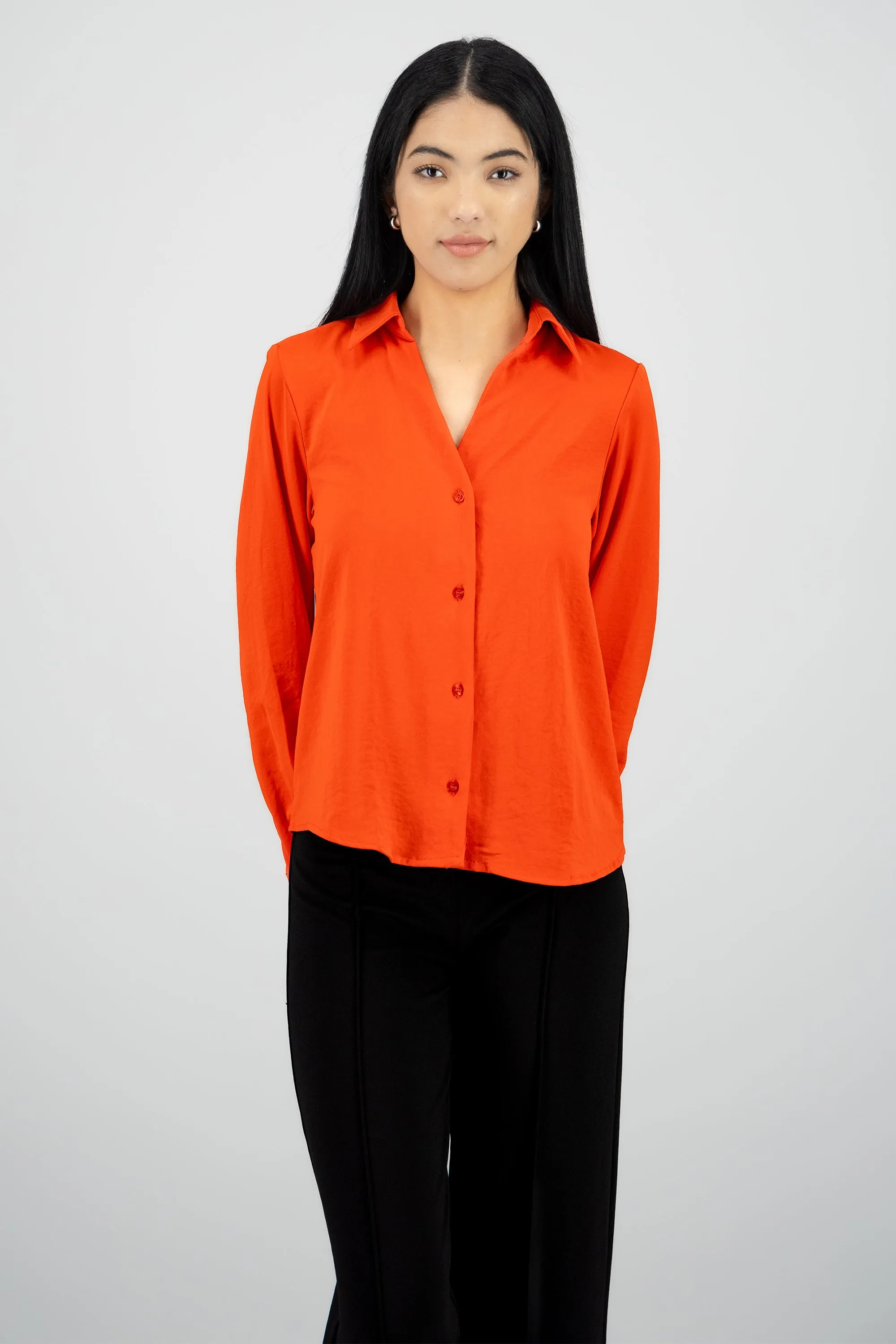 Camisa de manga larga con textura lisa sold by Shasa product image thumbnail 2