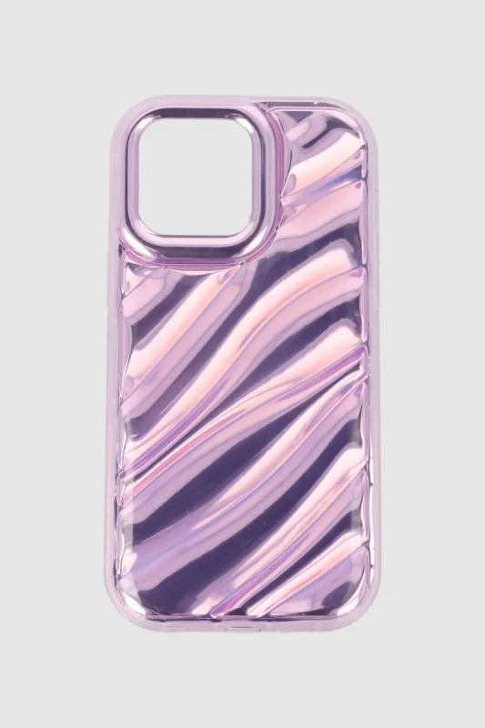 Funda cel i14 pro max ondas holográficas sold by Shasa
