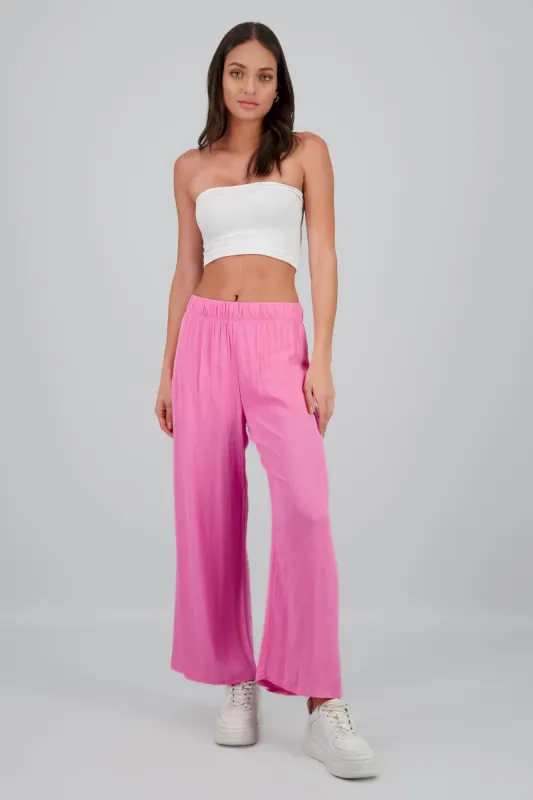 Pantalón Wide Leg Cintura Elástico sold by Shasa