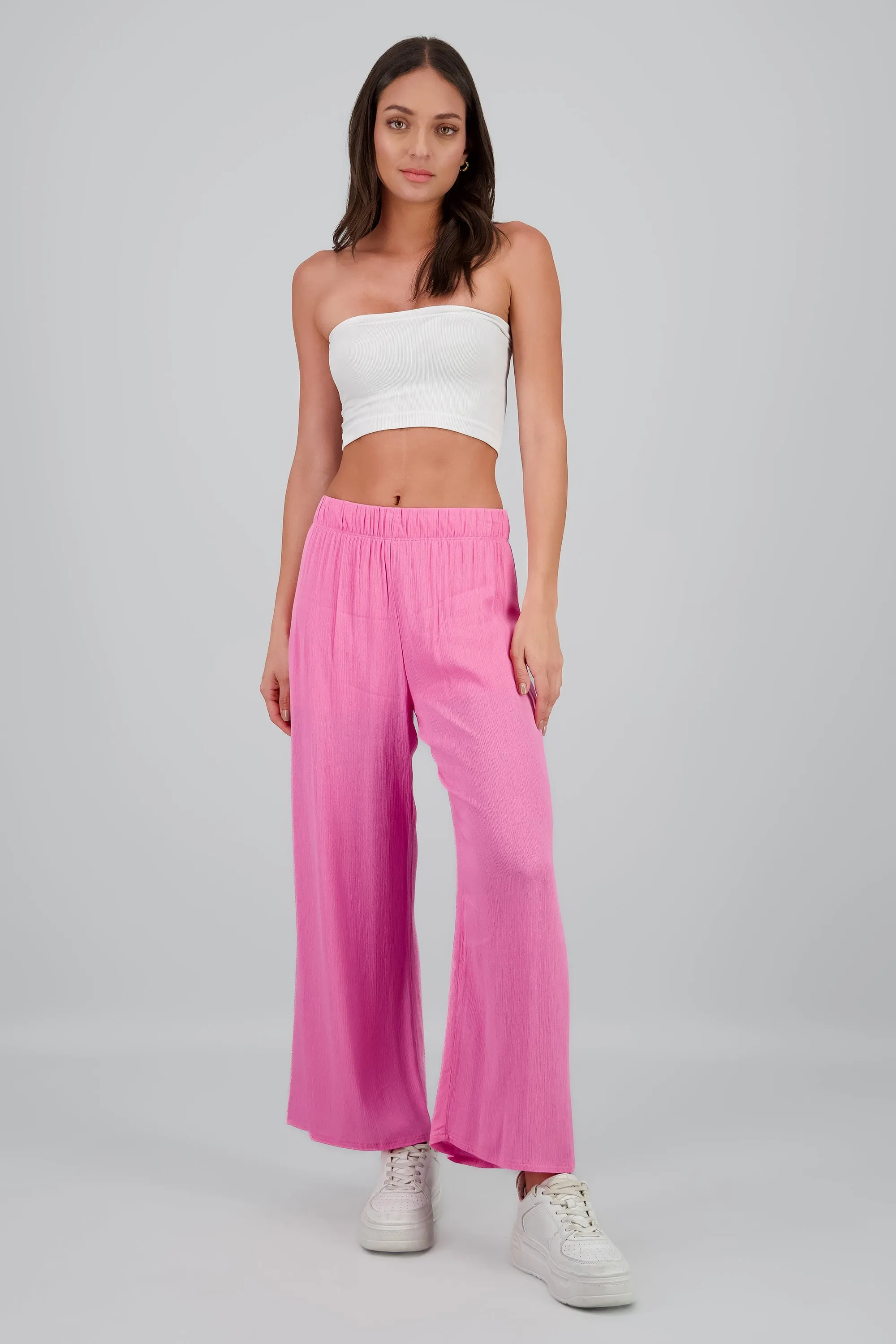 Pantalón Wide Leg Cintura Elástico sold by Shasa