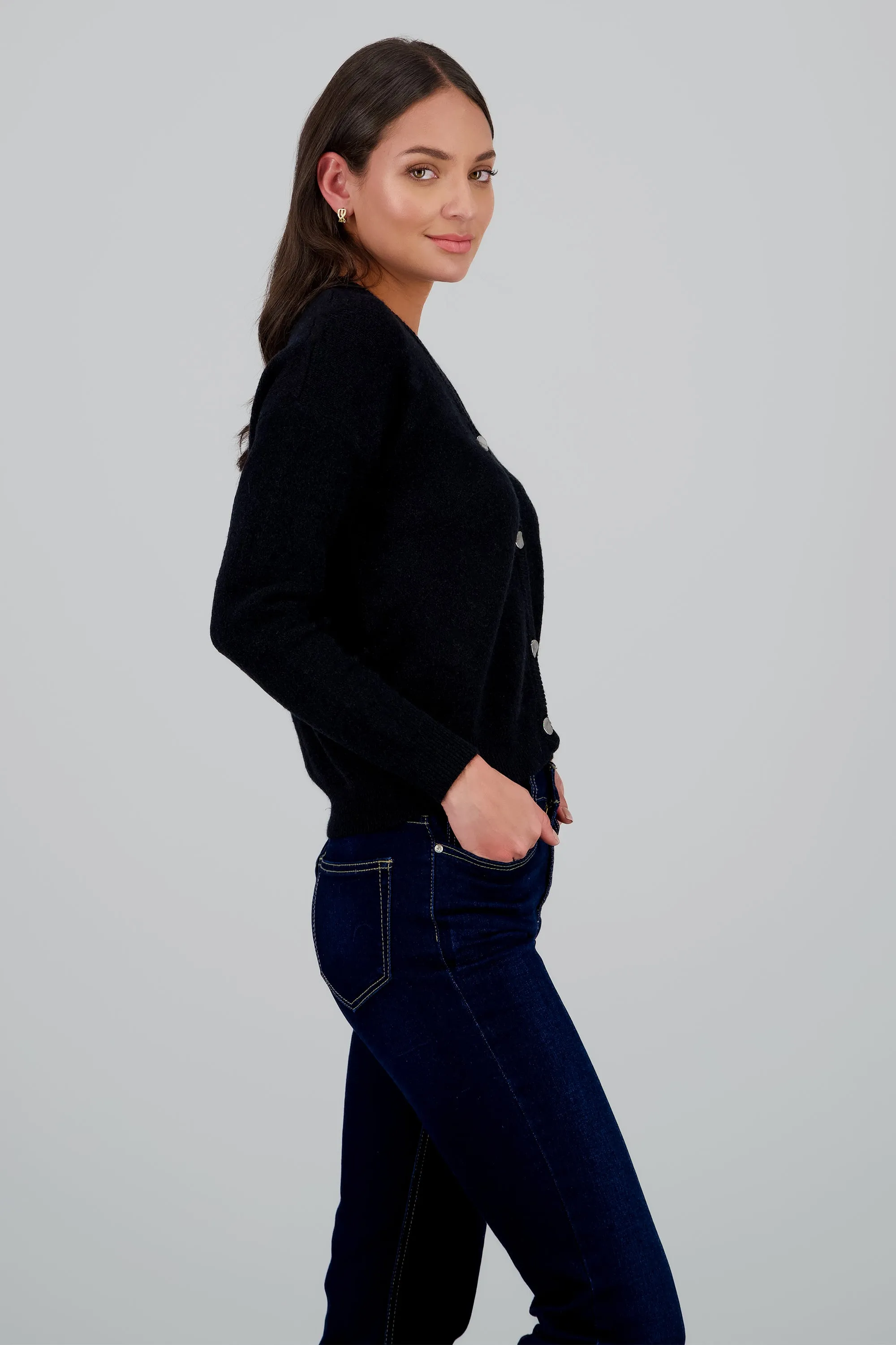 Cardigan liso con botones sold by Shasa product image thumbnail 3