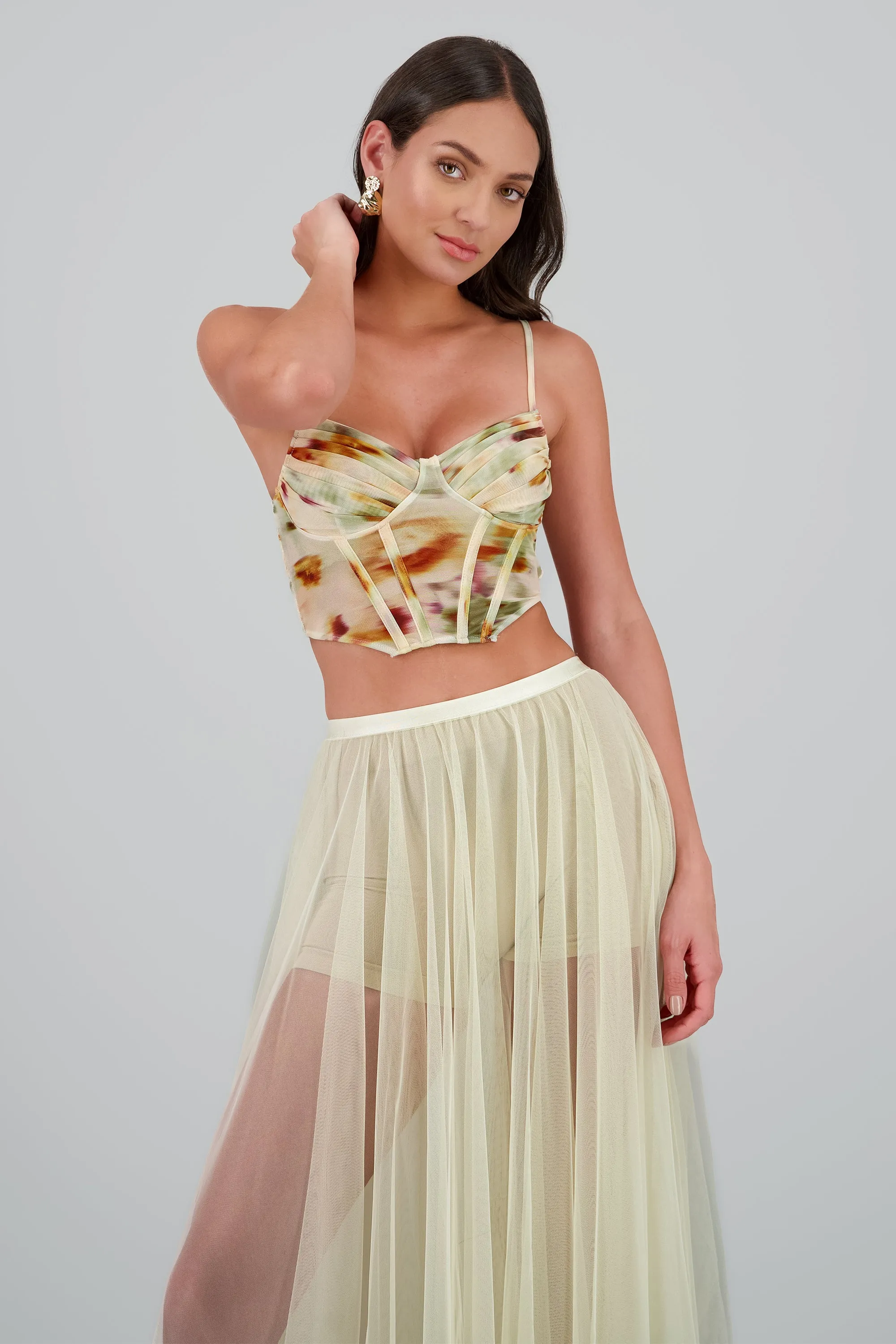 Corset de mesh con varillas y copa sold by Shasa product image thumbnail 2