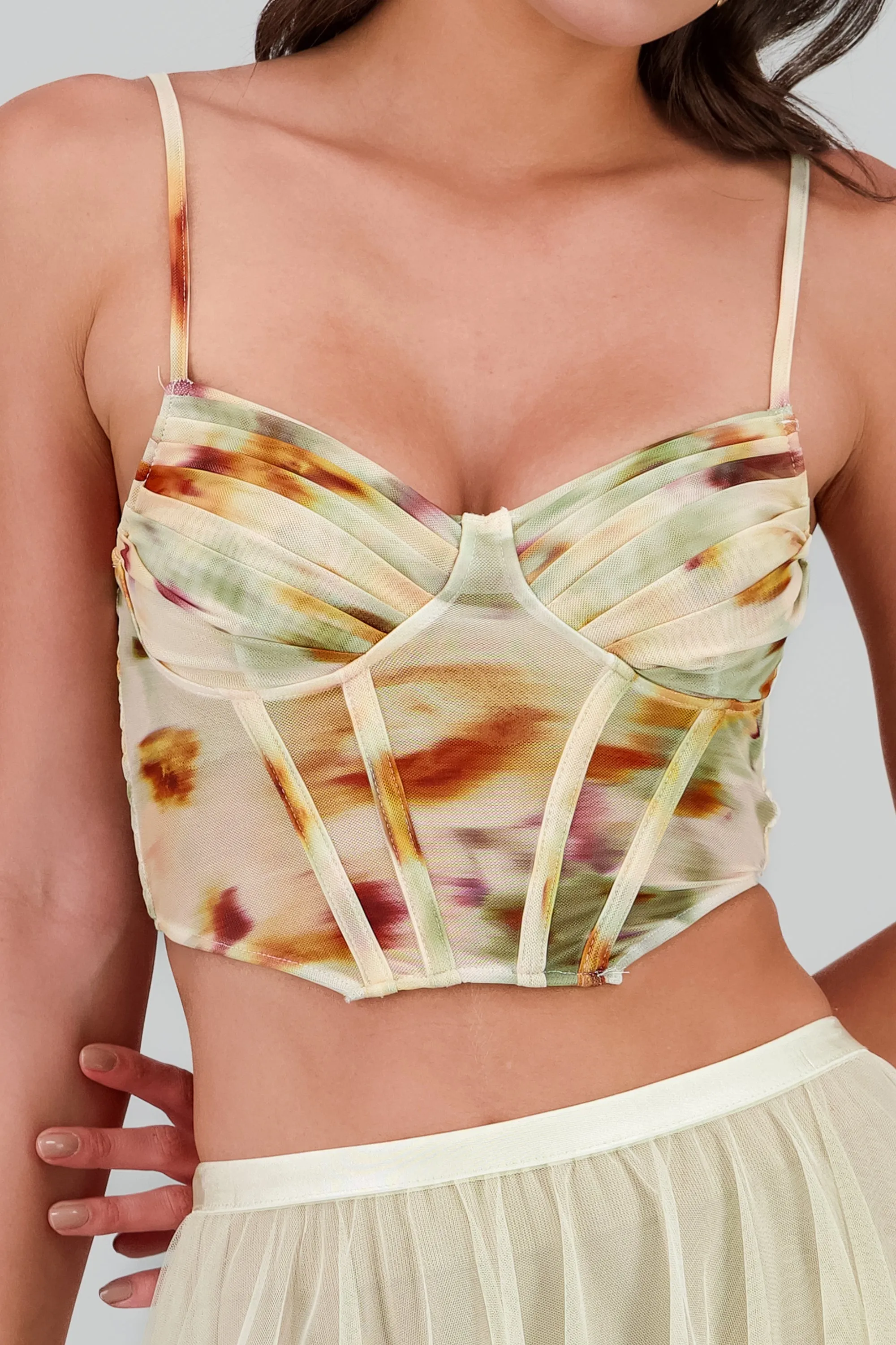 Corset de mesh con varillas y copa sold by Shasa product image thumbnail 5