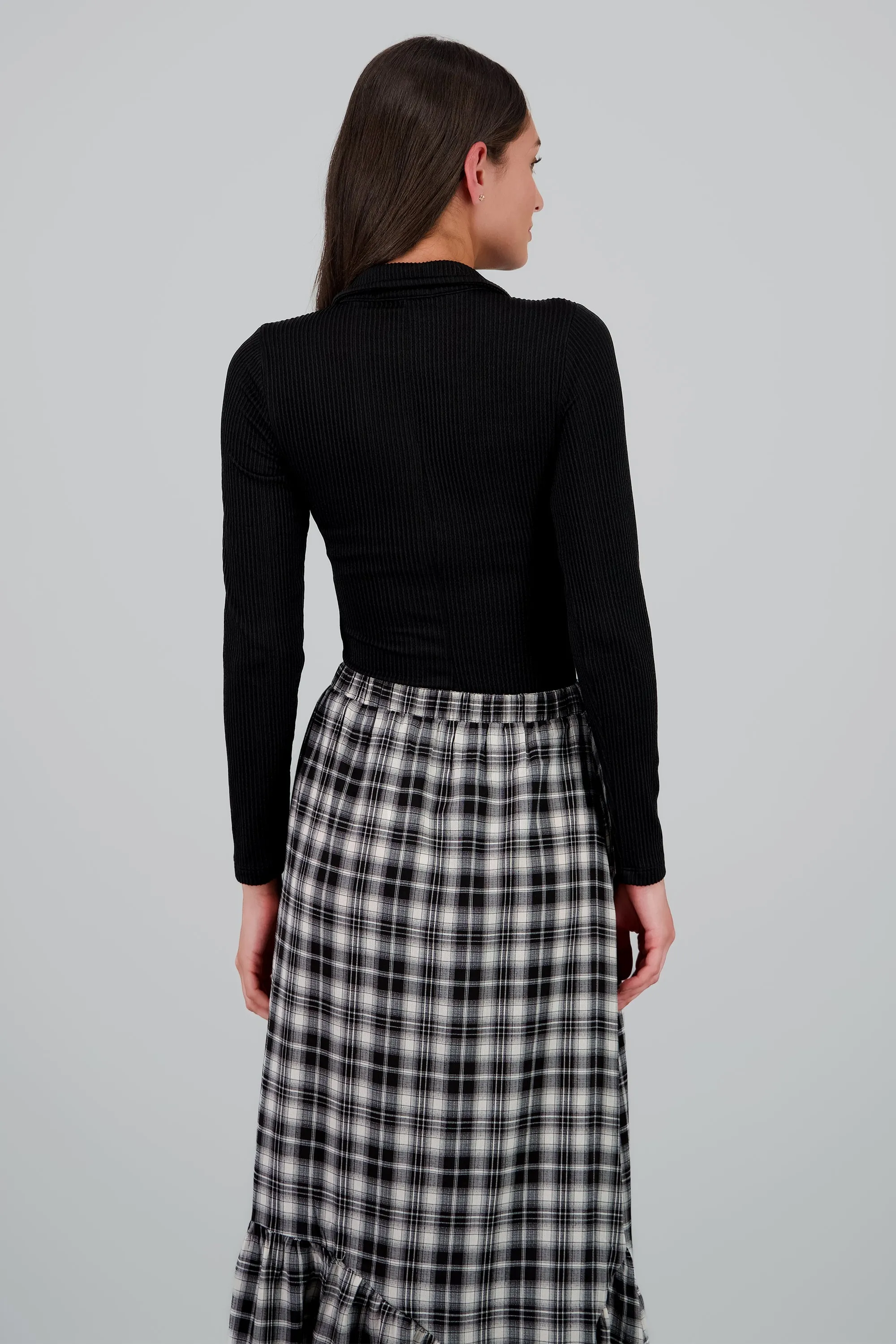 Bodysuit manga larga cuello polo textura sold by Shasa product image thumbnail 4