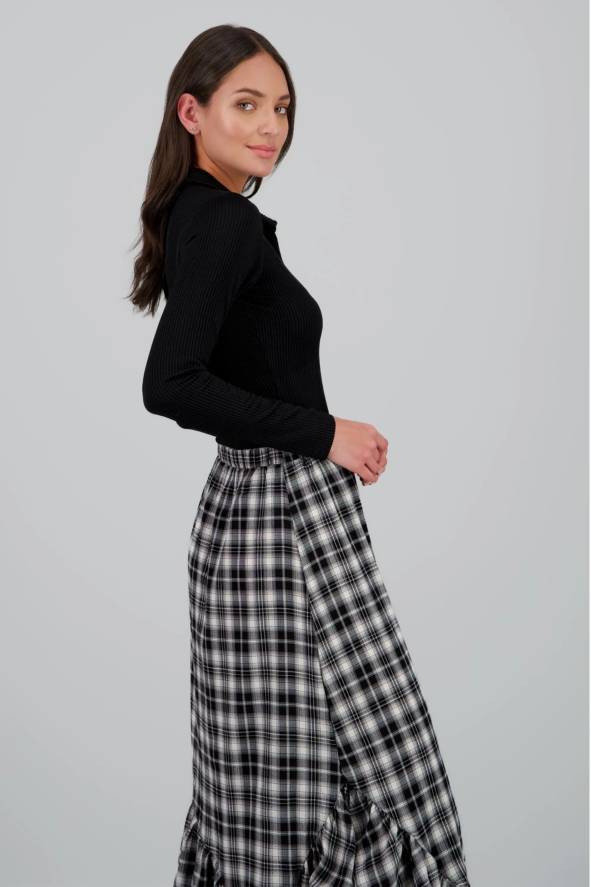 Bodysuit manga larga cuello polo textura sold by Shasa product image thumbnail 3