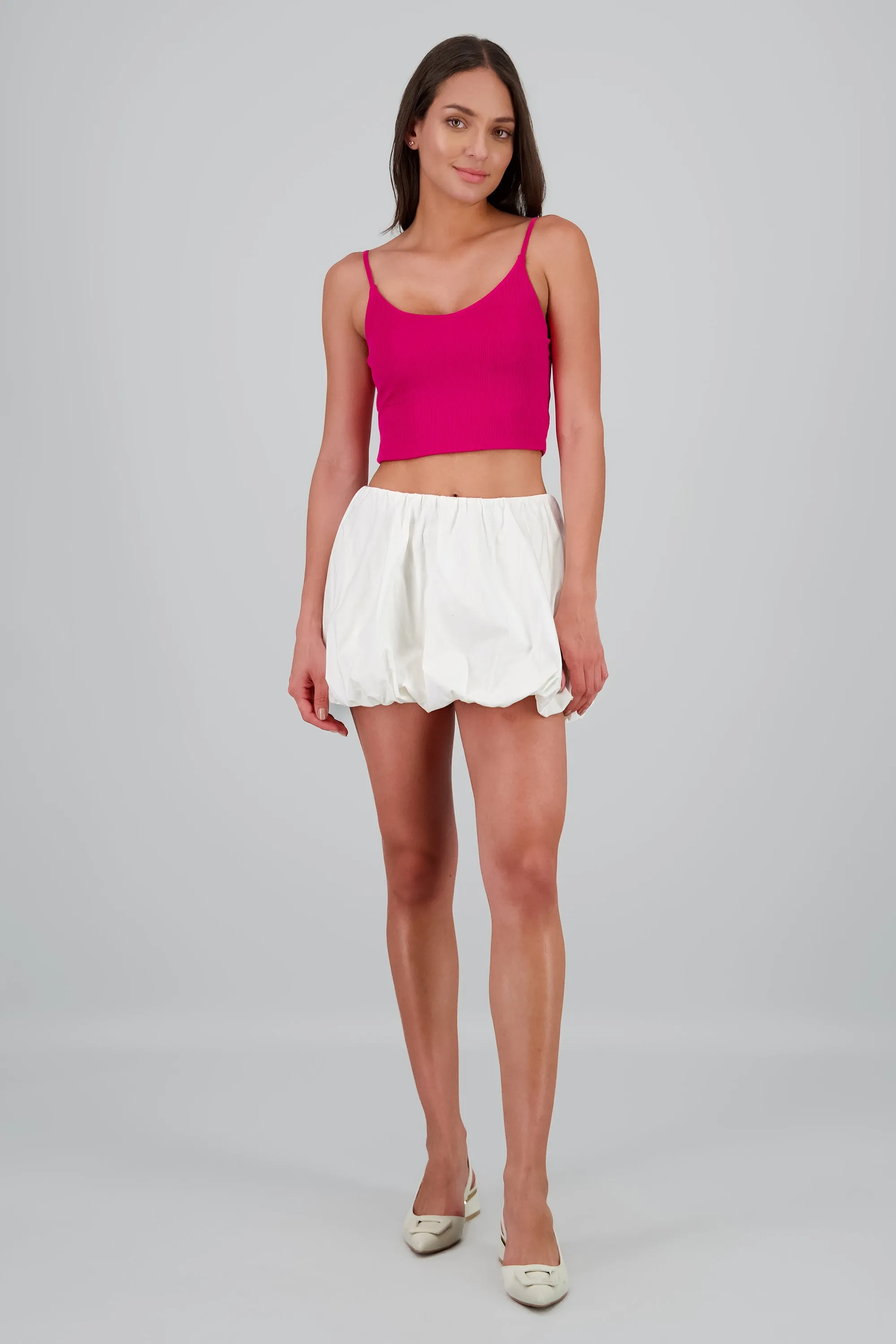 Falda bubble hem lisa sold by Shasa