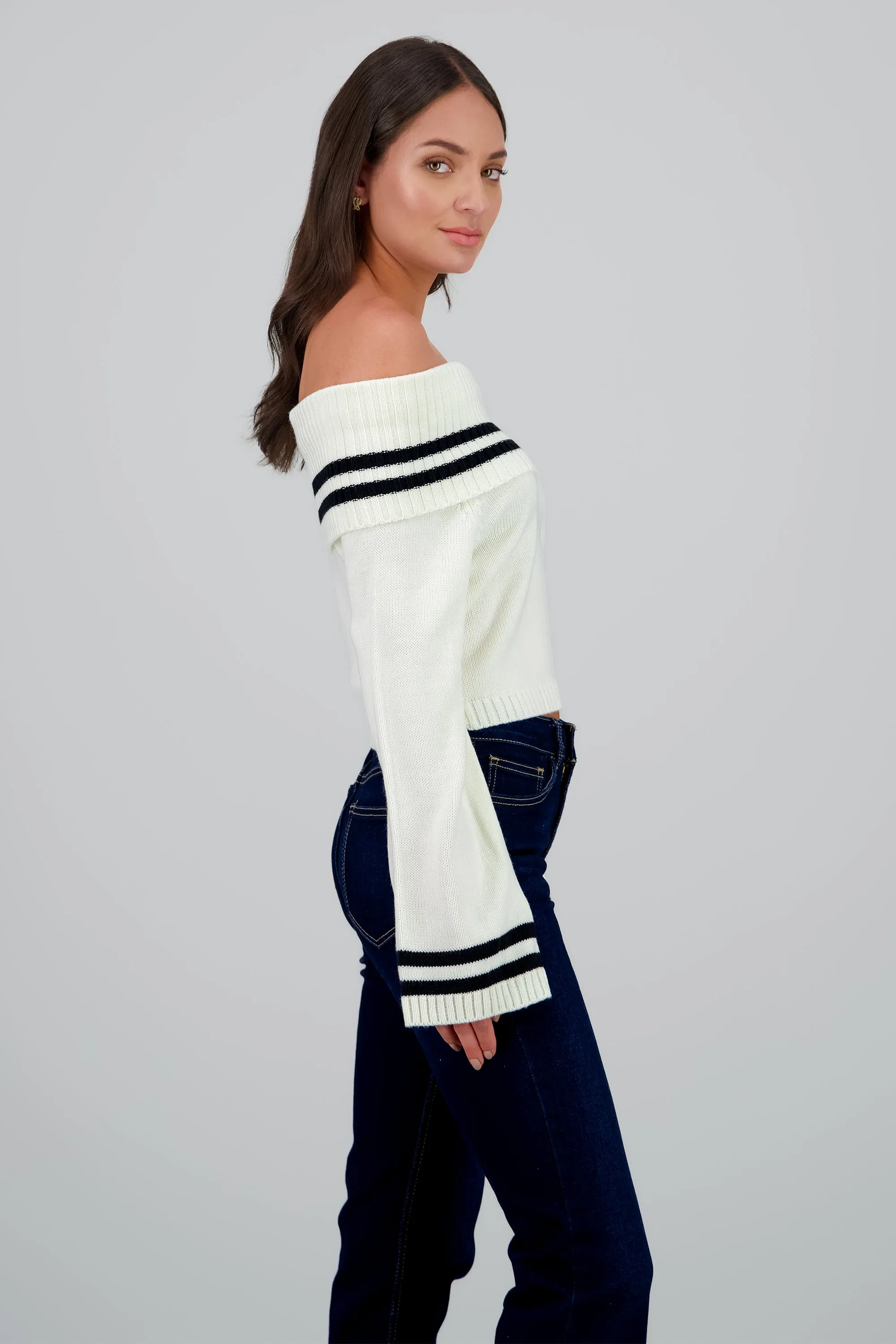 Sueter bandeau detalle rayas sold by Shasa product image thumbnail 3