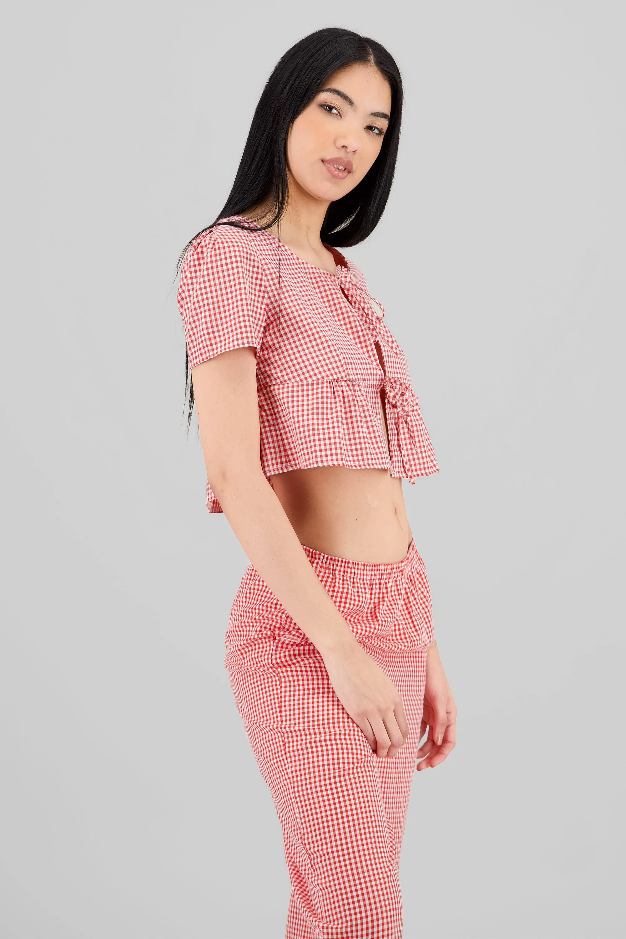 Blusa cuadros moños sold by Shasa product image thumbnail 3