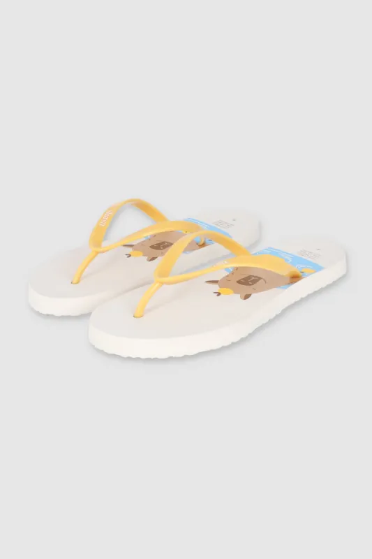 Flip Flops Capibara Nadando sold by Shasa
