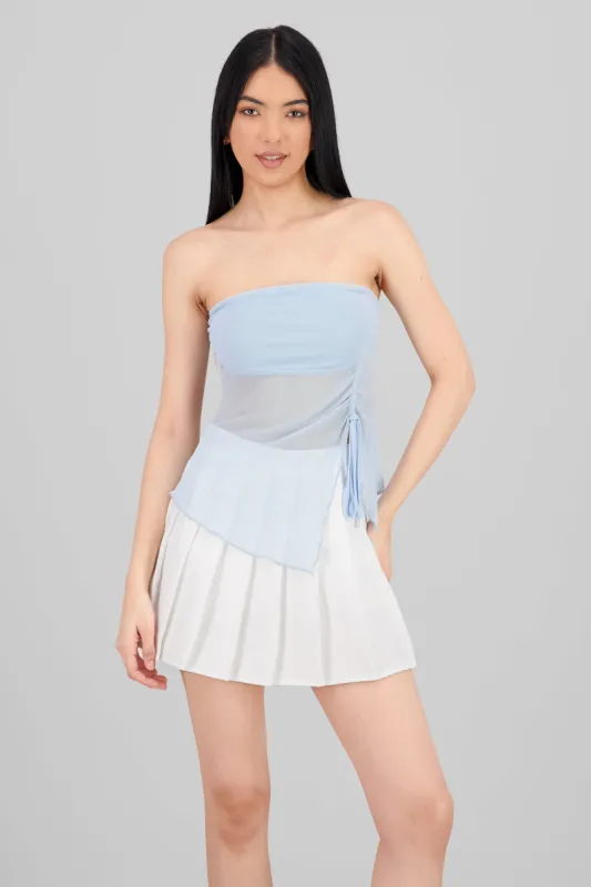 Top strapless mesh jareta sold by Shasa