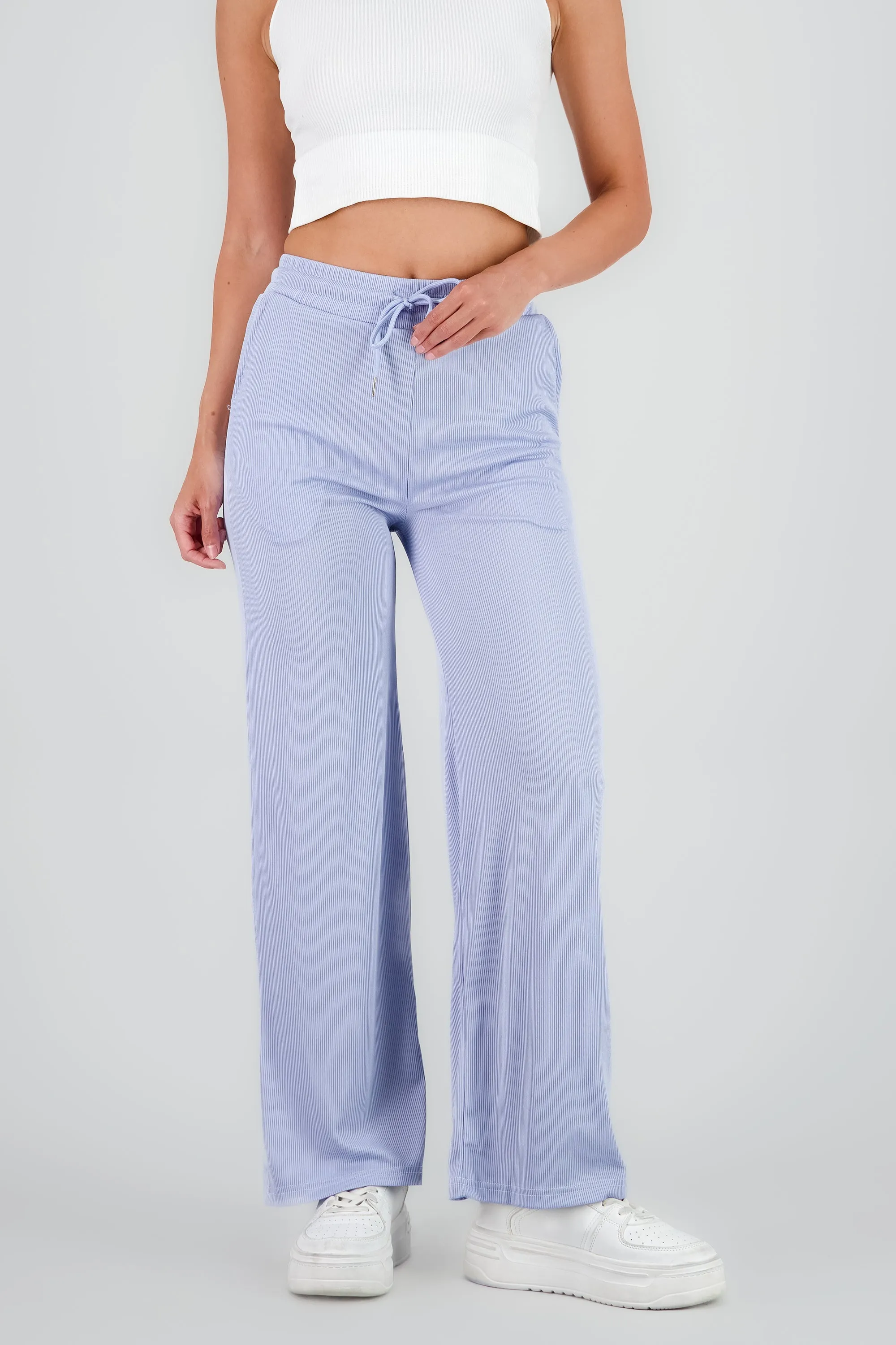 Pantalones de rib wide leg lisos sold by Shasa product image thumbnail 2