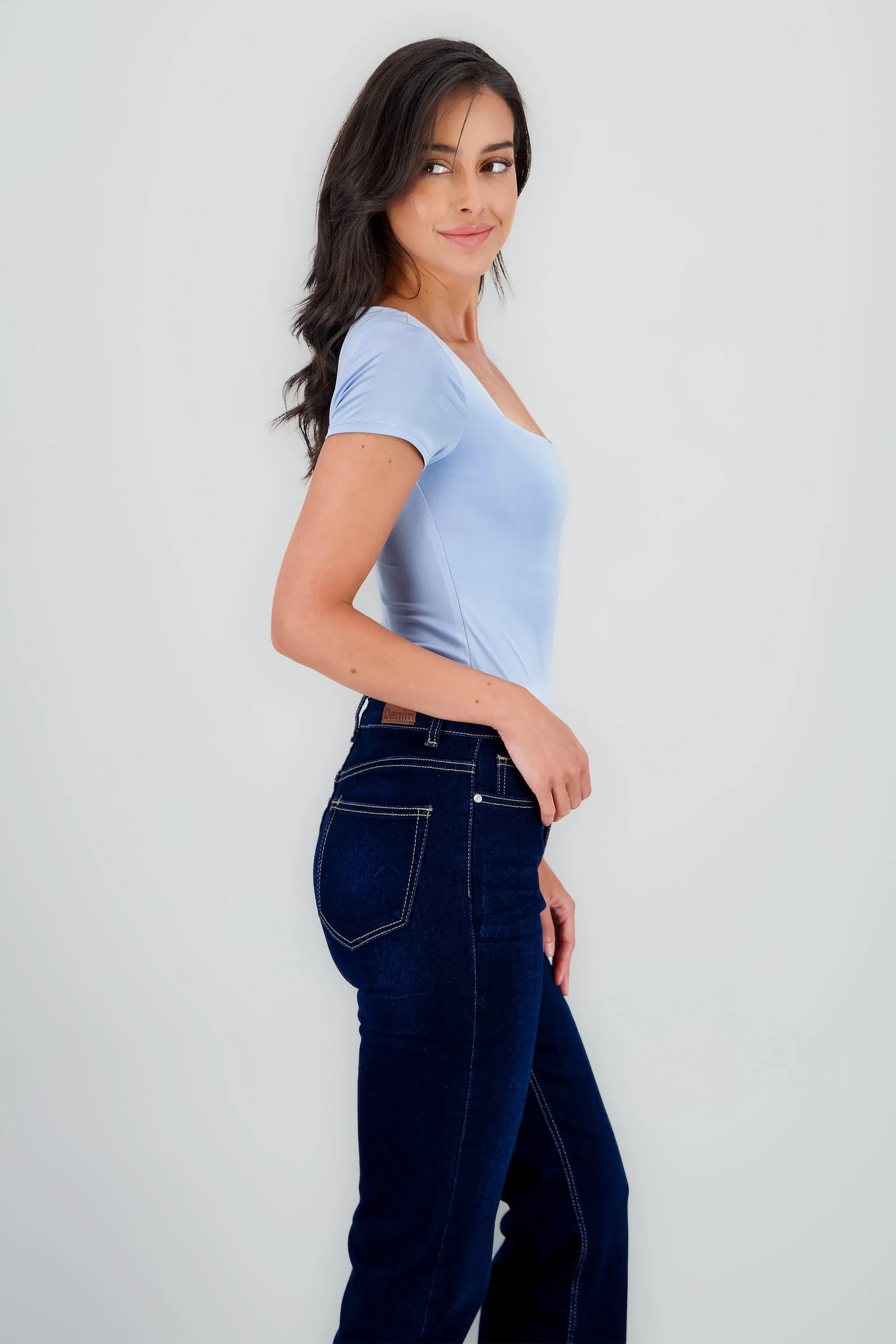 Body manga corta escote cuadrado sold by Shasa product image thumbnail 3