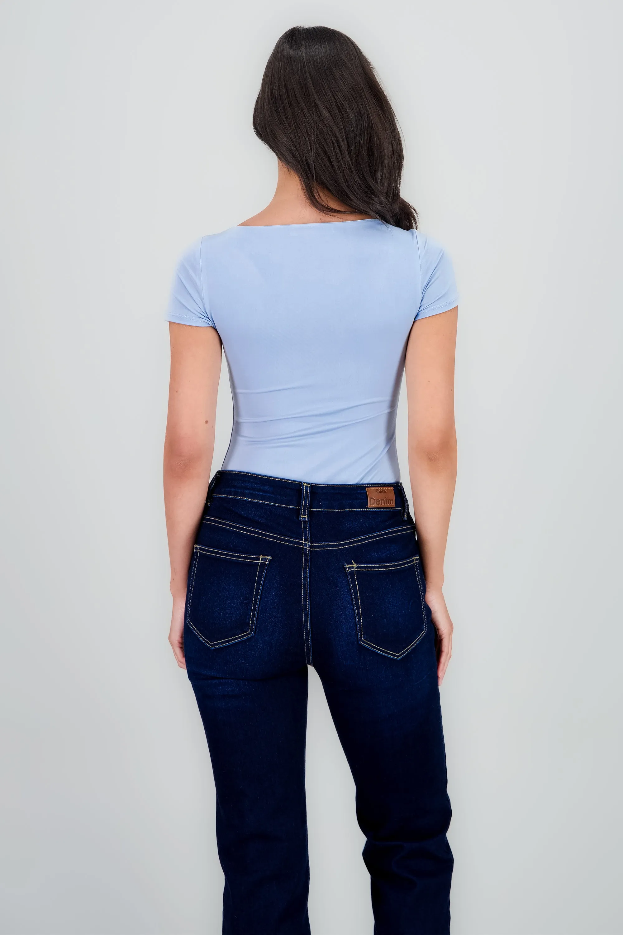 Body manga corta escote cuadrado sold by Shasa product image thumbnail 4