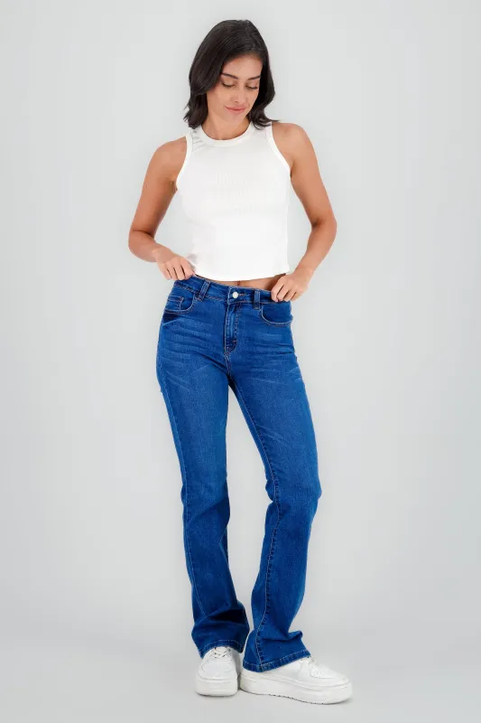 Jeans bootcut mid rise sold by Shasa