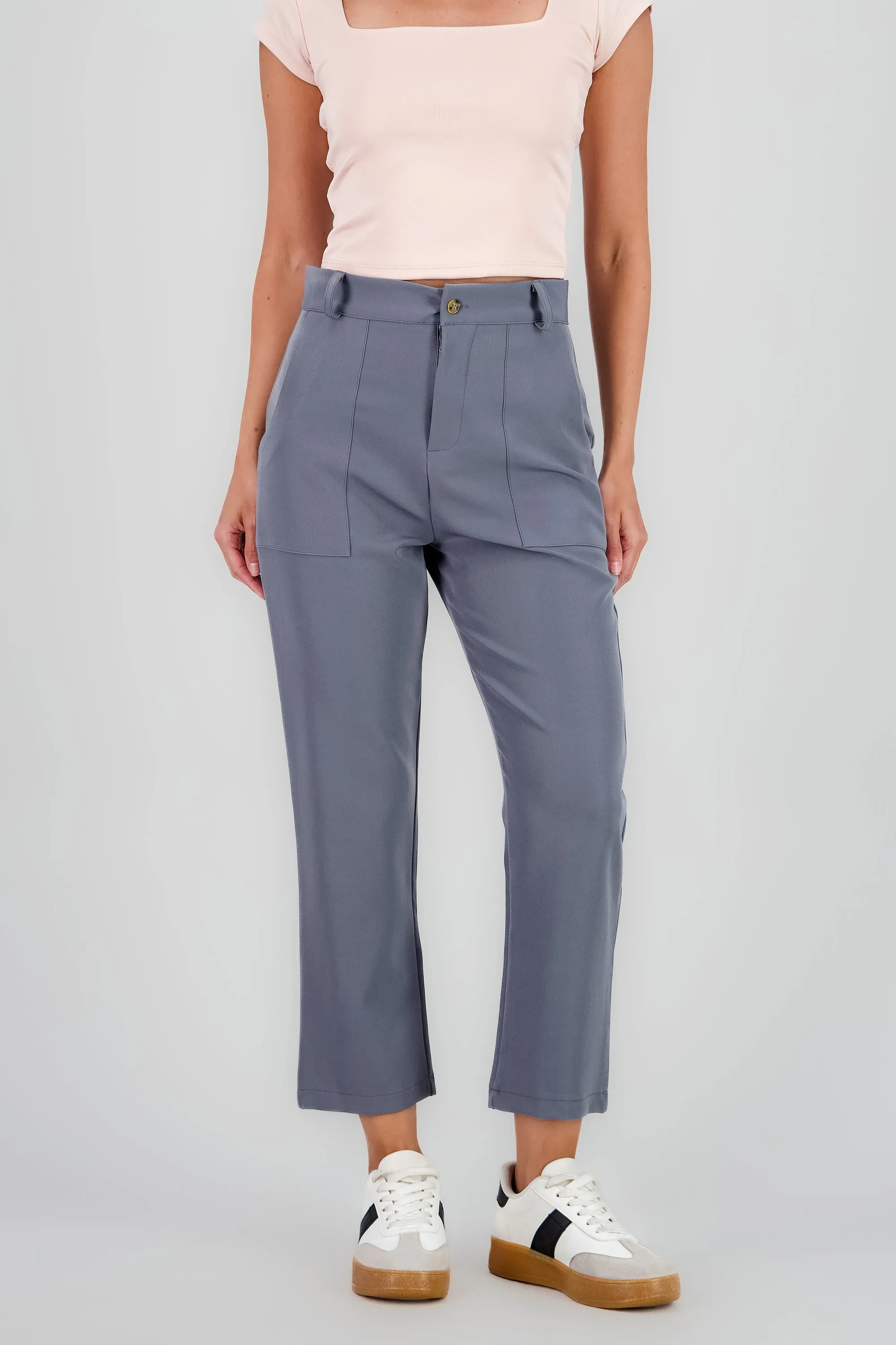 Pantalón Cintura Alta Capri Bolsas sold by Shasa product image thumbnail 2