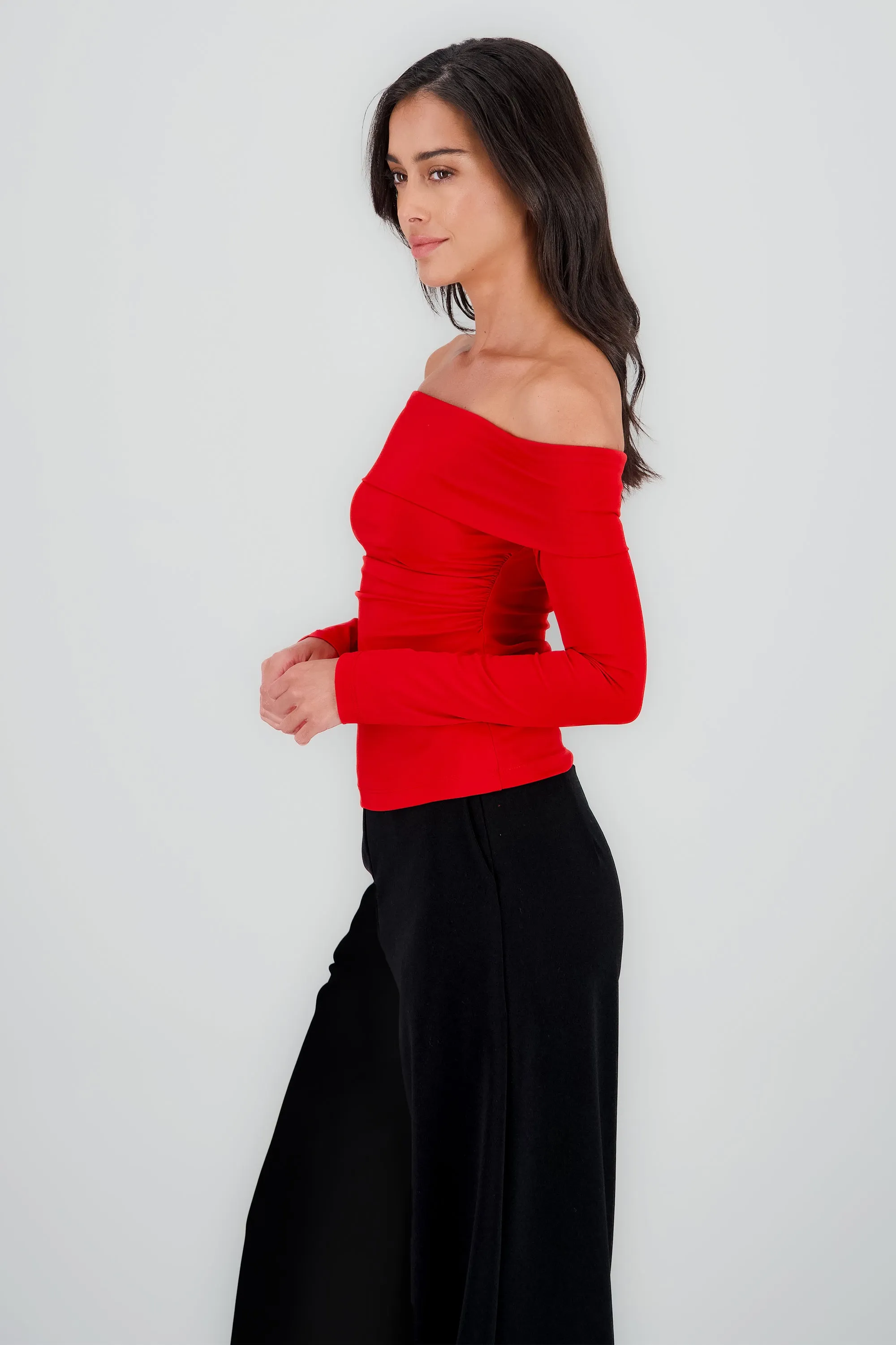 Top manga larga con dobles escote Hypsters sold by Shasa product image thumbnail 3