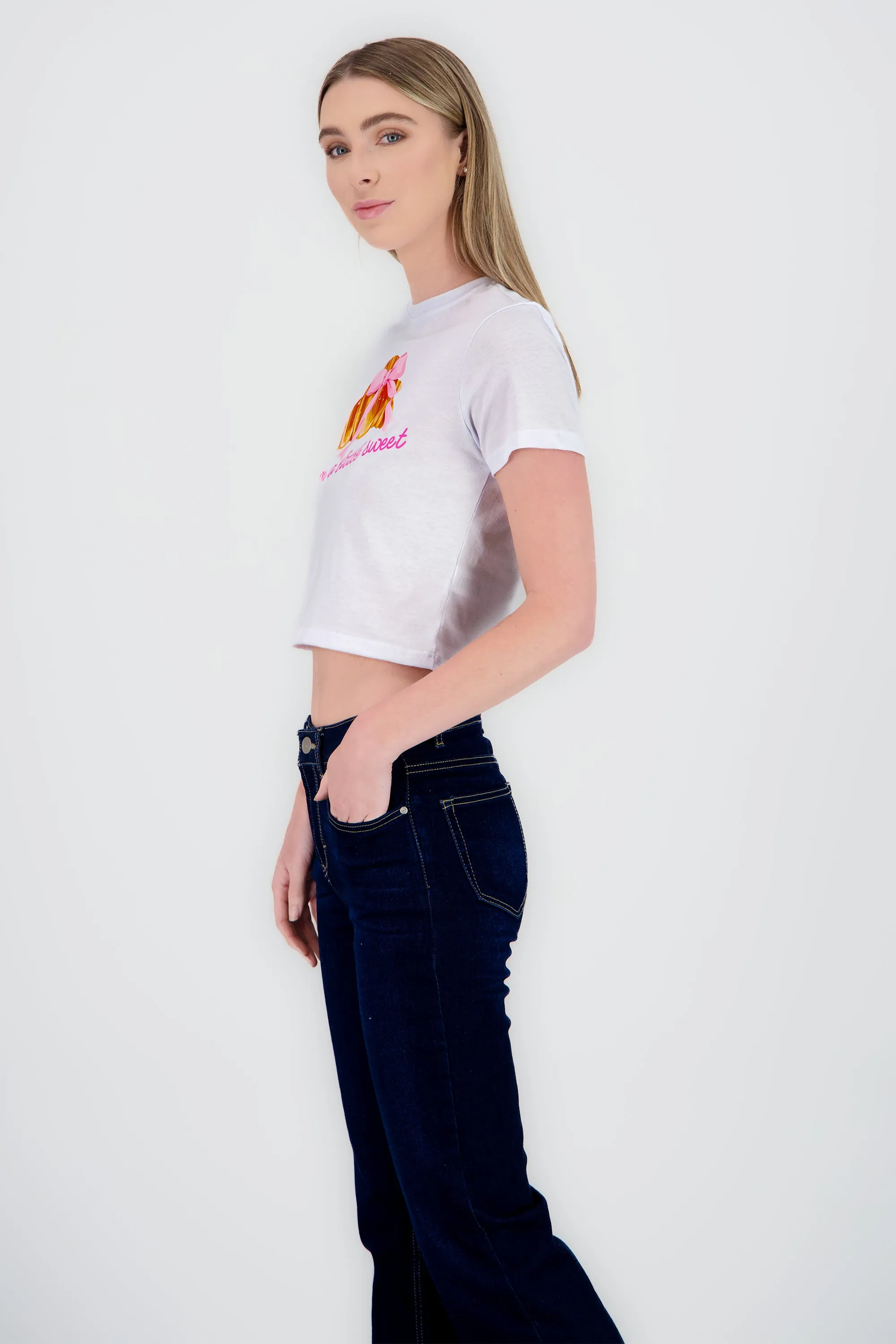 Top manga corta estampado croissant sold by Shasa product image thumbnail 3