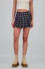 Falda short cuadros tableada sold by Shasa