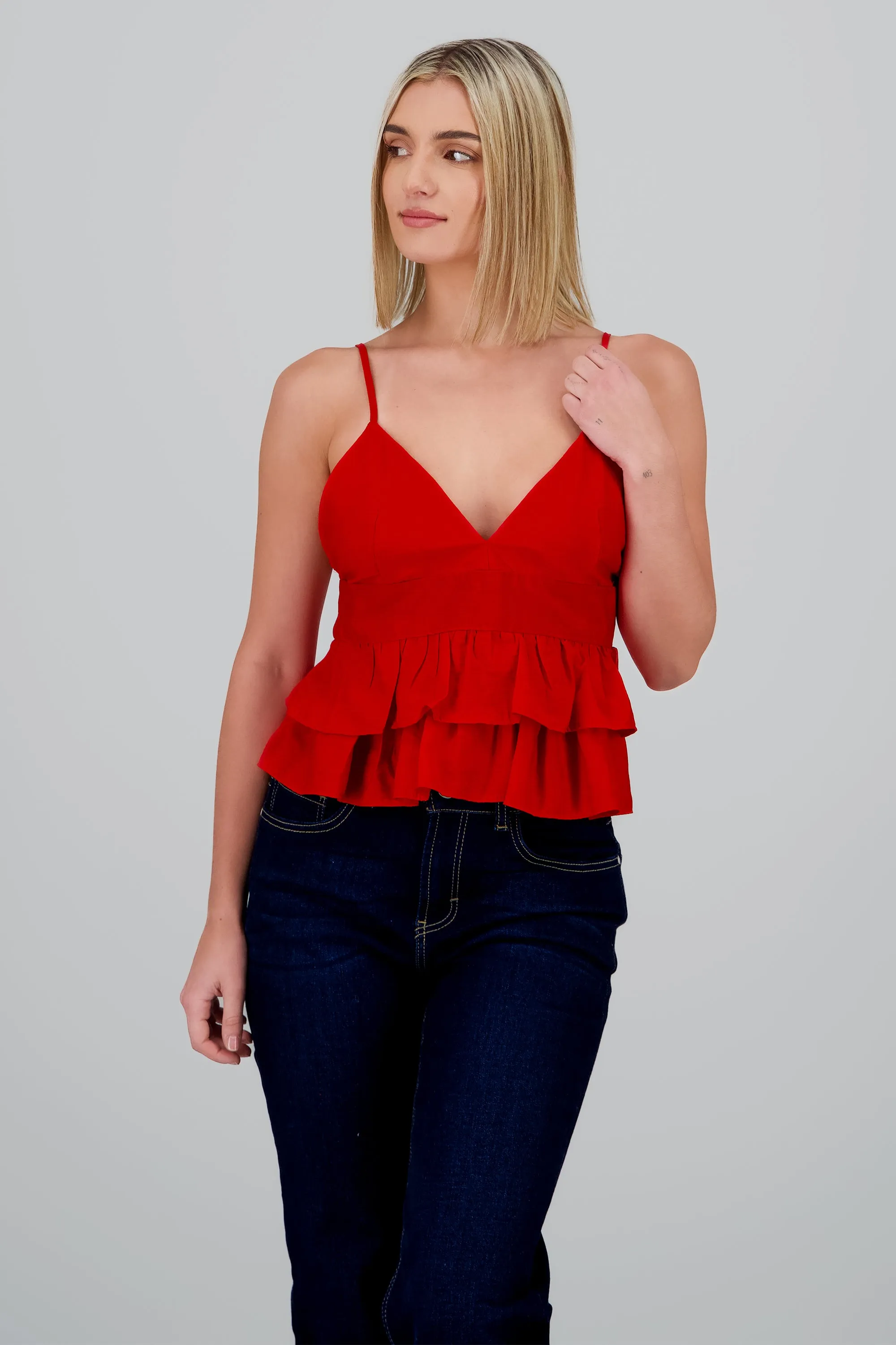Blusa tirantes detalle olanes sold by Shasa