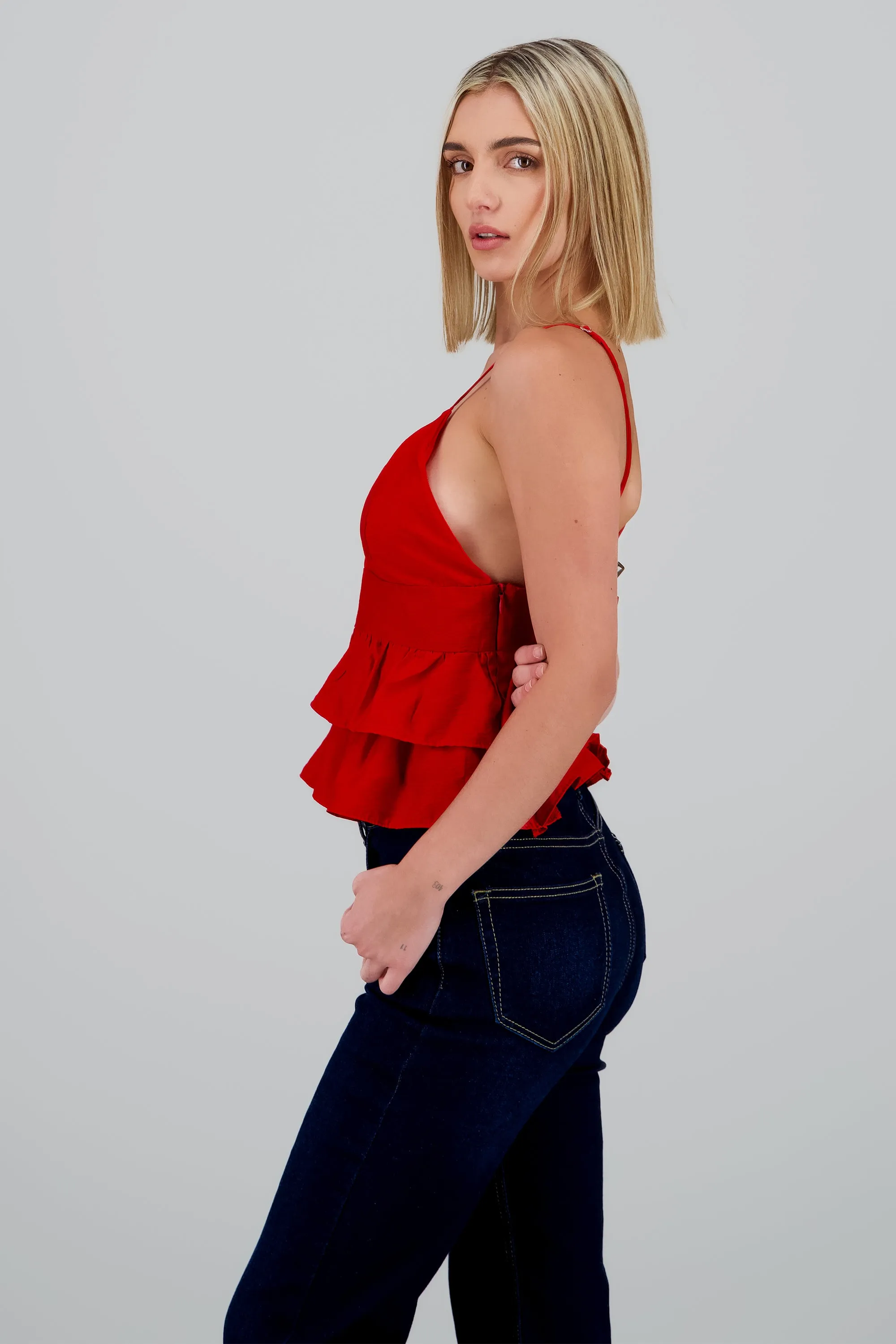 Blusa tirantes detalle olanes sold by Shasa product image thumbnail 3