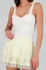 Falda mini doble olan encaje Hypsters sold by Shasa