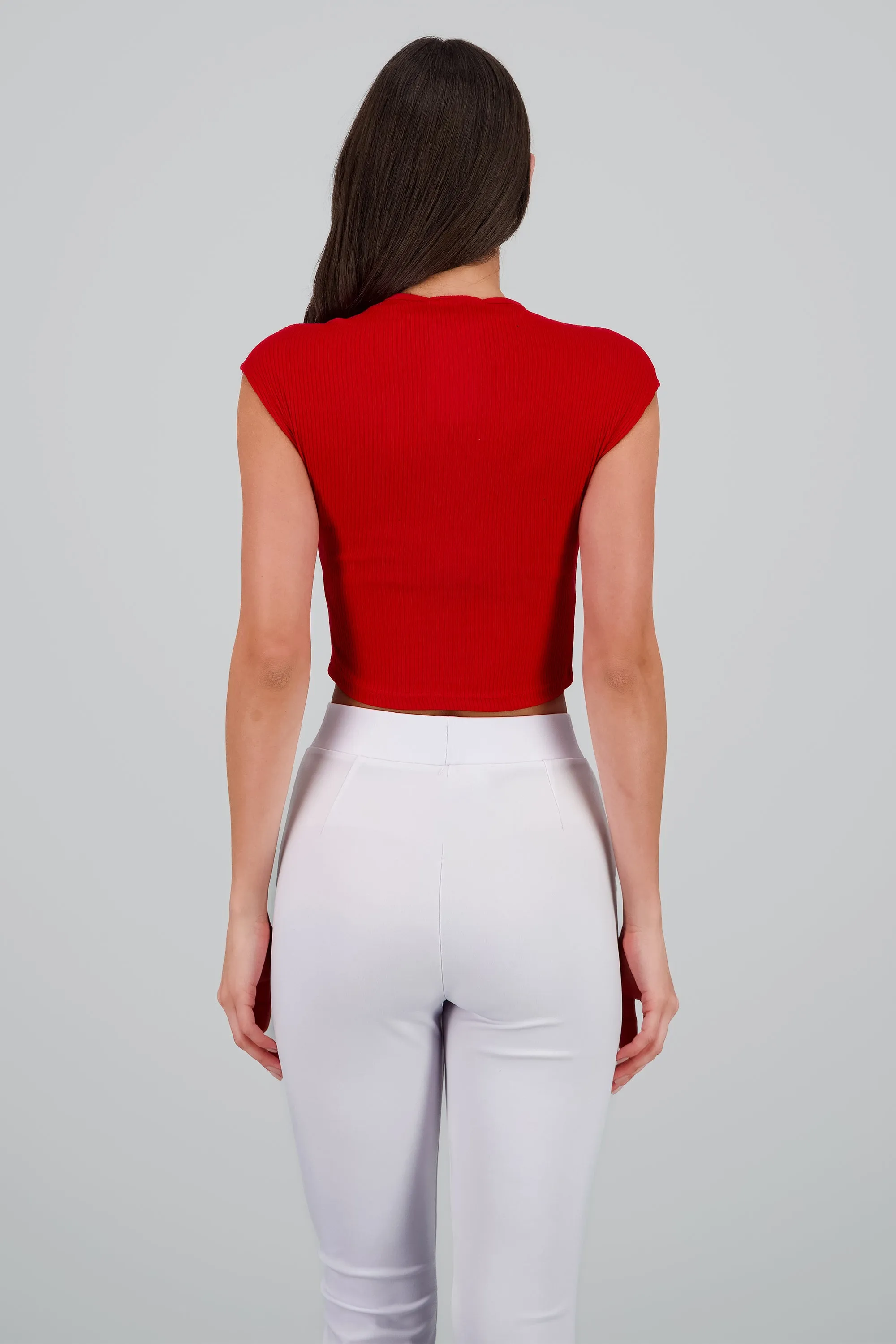 Top crop manga corta estampado cerezas sold by Shasa product image thumbnail 4