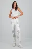 Jeans wide leg estrellas cargo sold by Shasa