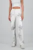 Jeans wide leg estrellas cargo sold by Shasa