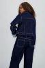 Chamarra trucker con dobladillo sold by Shasa