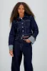 Chamarra trucker con dobladillo sold by Shasa