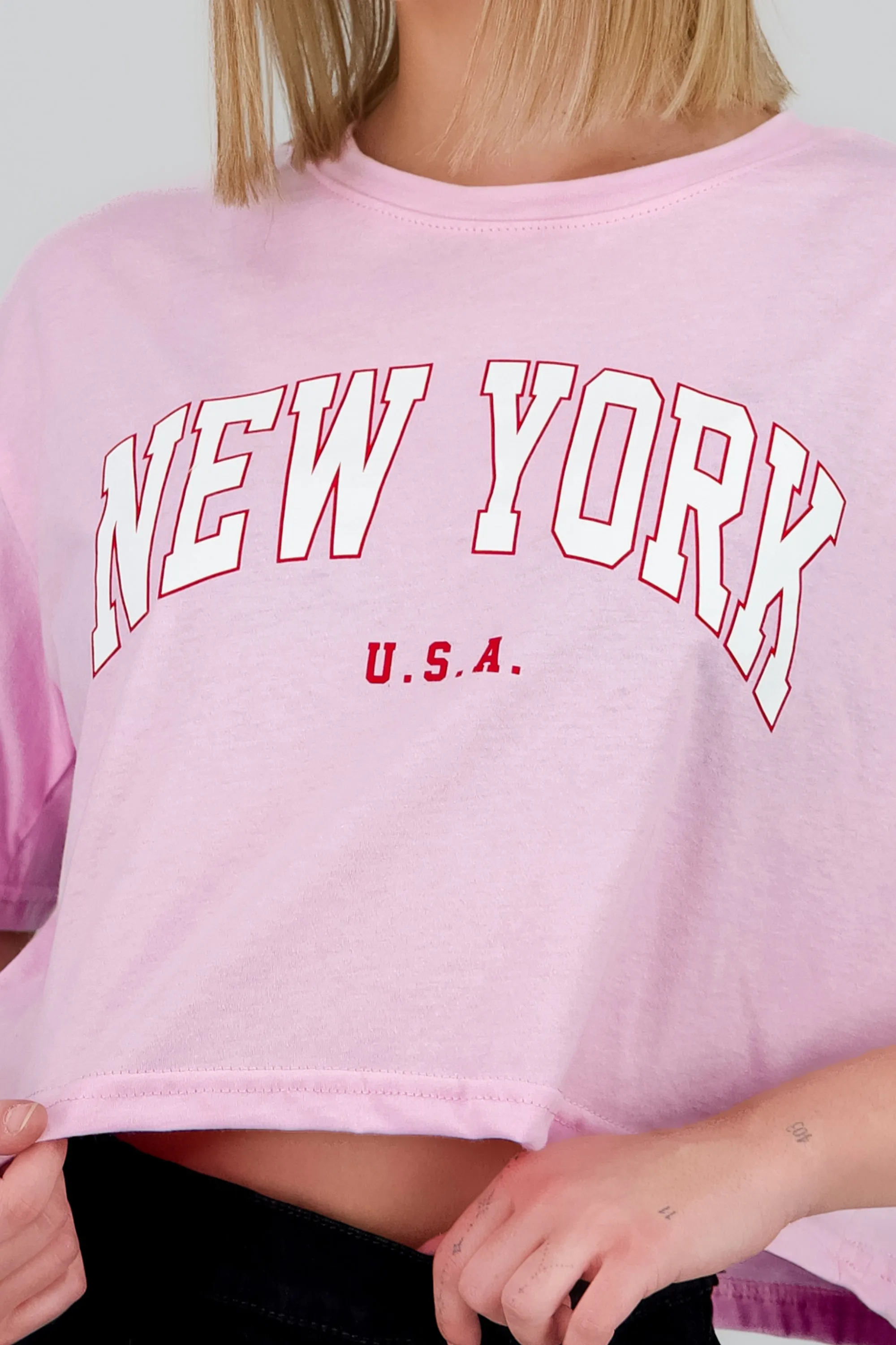 Playera boxy estampado new york sold by Shasa product image thumbnail 5