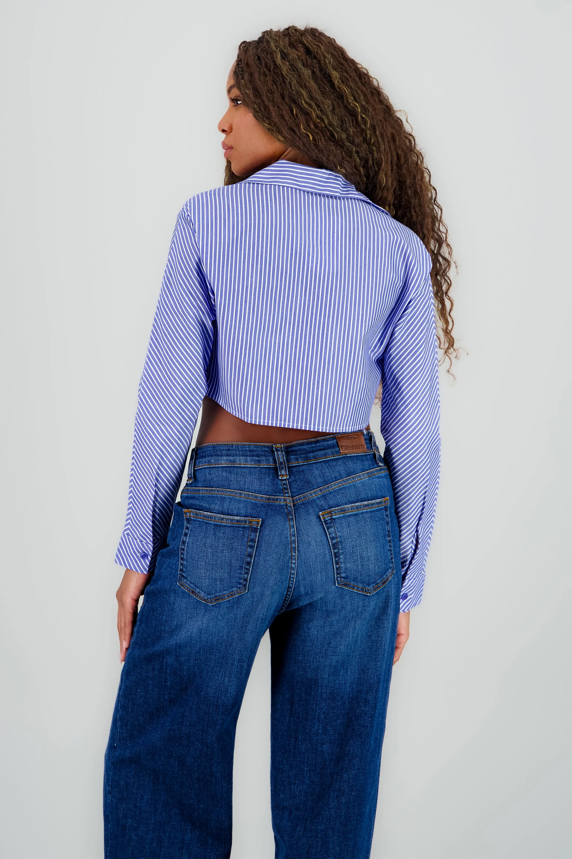 Camisa crop detalle cuello pinzas sold by Shasa product image thumbnail 4