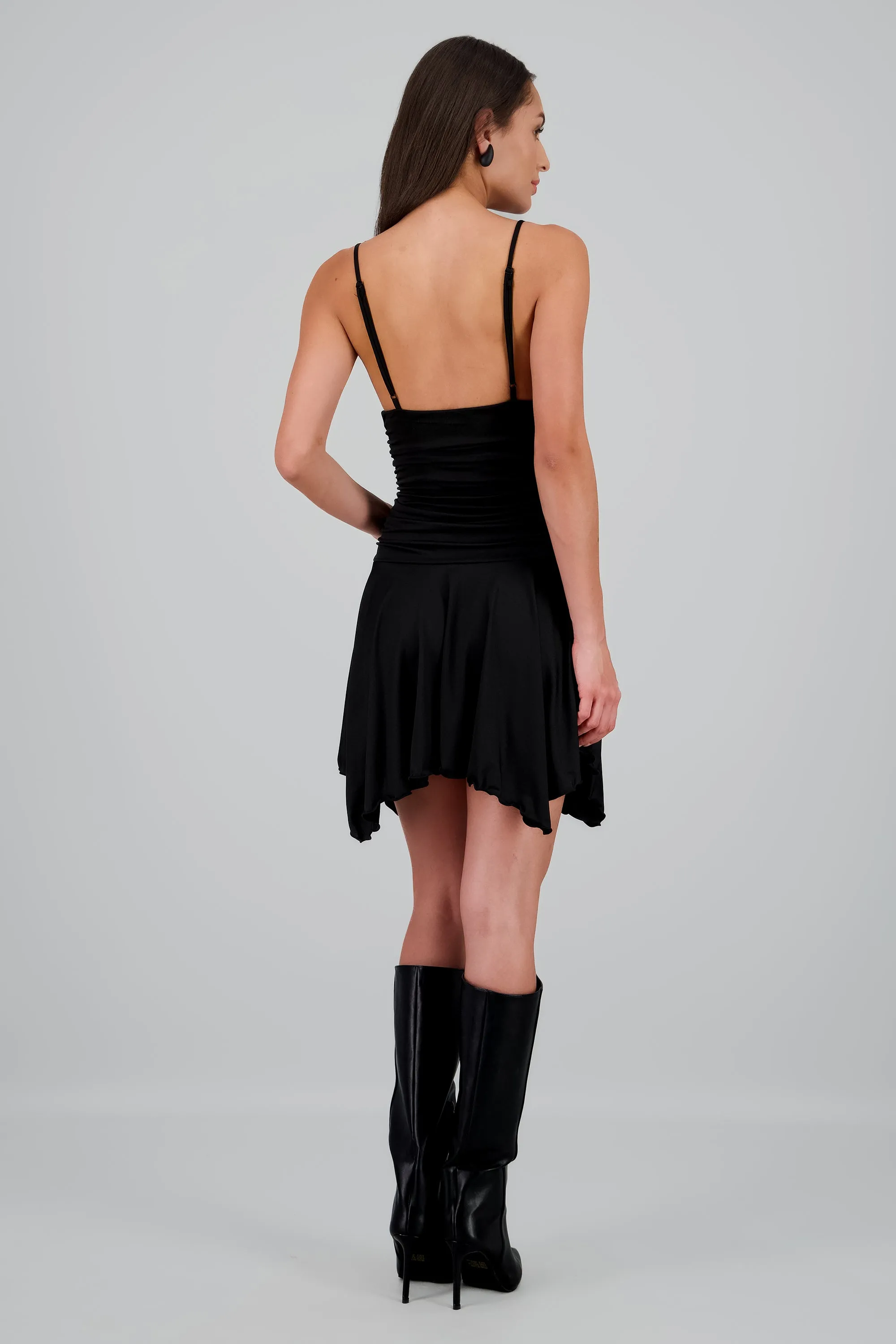 Vestido mini fruncido asimetrico sold by Shasa product image thumbnail 4