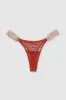 Tanga mesh aros encaje lateral sold by Shasa
