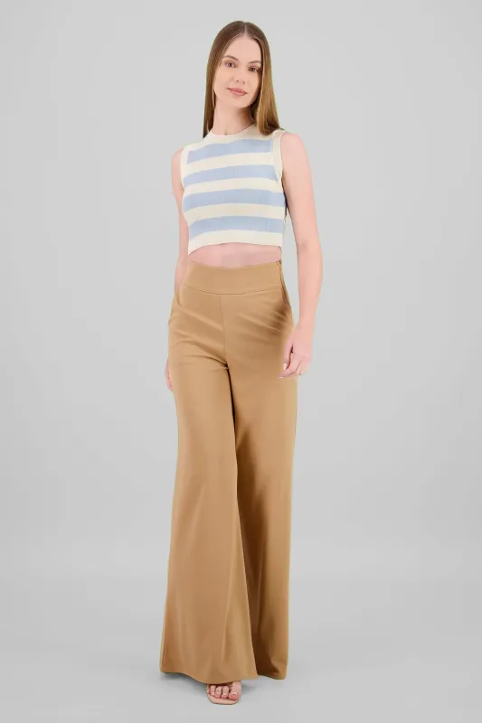 Pantalon liso cierre sold by Shasa