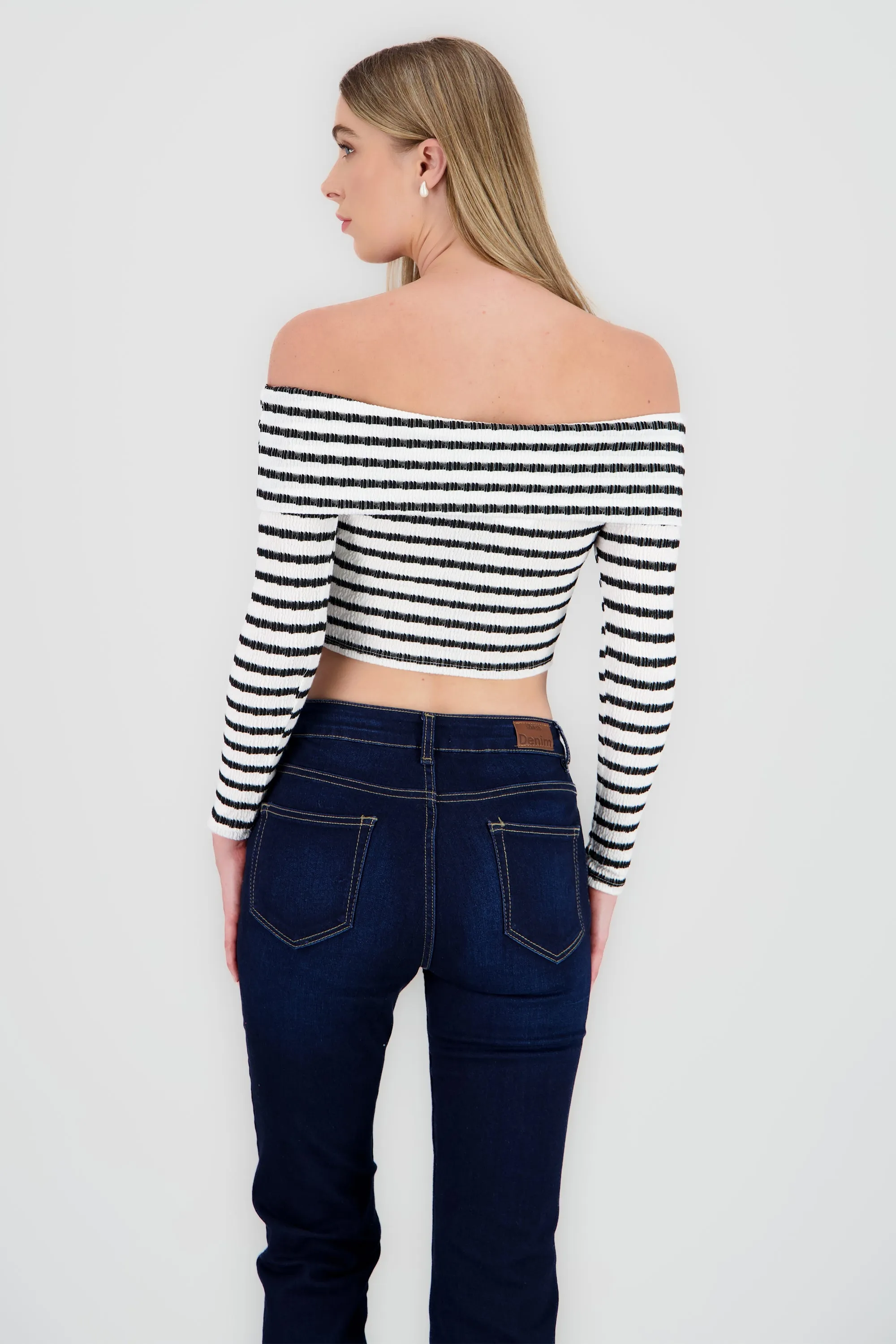 Top manga larga sin hombres rayas sold by Shasa product image thumbnail 4