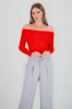 Bodysuit off shoulder manga larga rib sold by Shasa