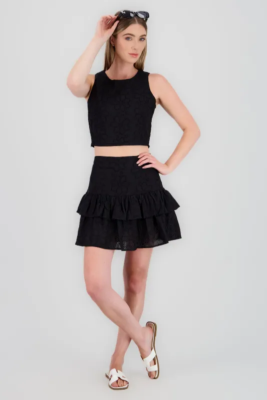 Falda short olanes sold by Shasa