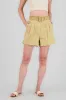 Short amplio detalle cinturon lino sold by Shasa