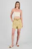 Short amplio detalle cinturon lino sold by Shasa