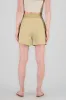 Short amplio detalle cinturon lino sold by Shasa