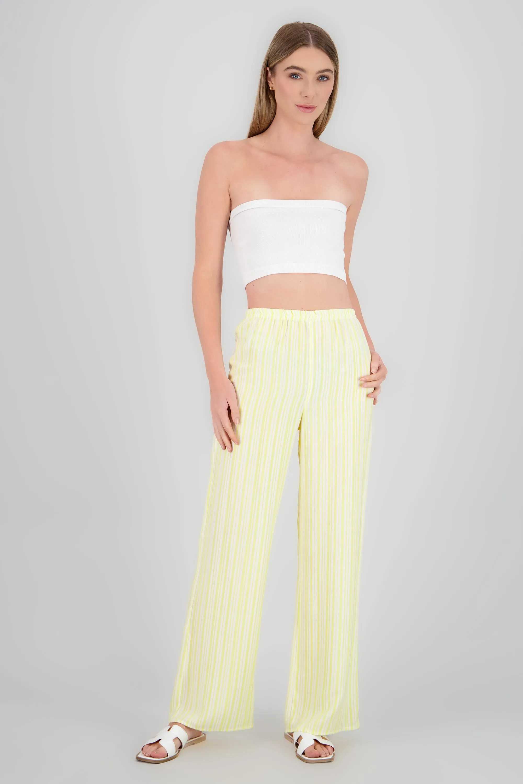 Pantalon ligero rayas sold by Shasa