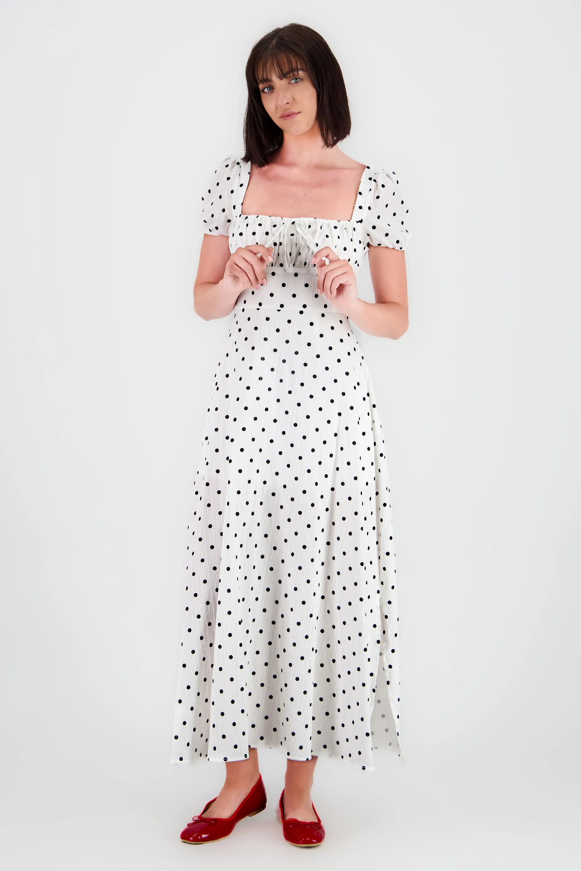 Vestido midi estampado polka sold by Shasa product image thumbnail 2