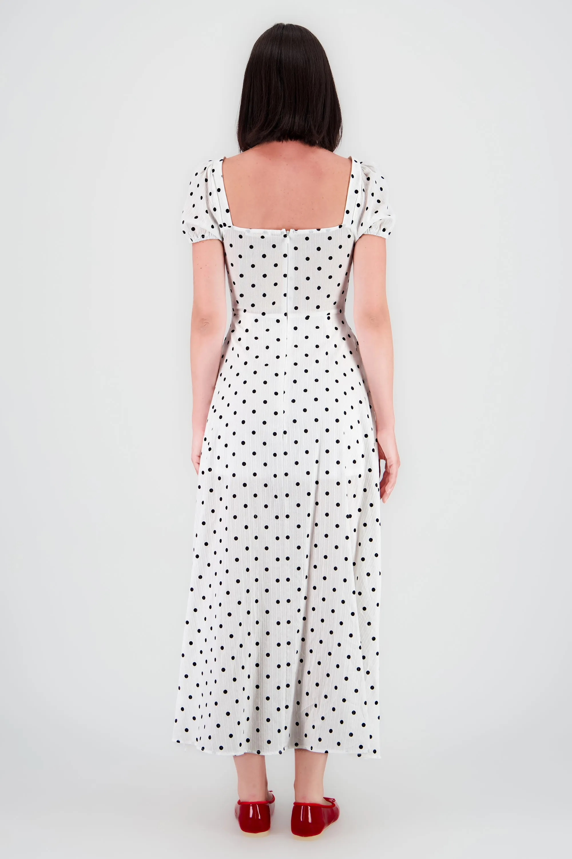 Vestido midi estampado polka sold by Shasa product image thumbnail 4