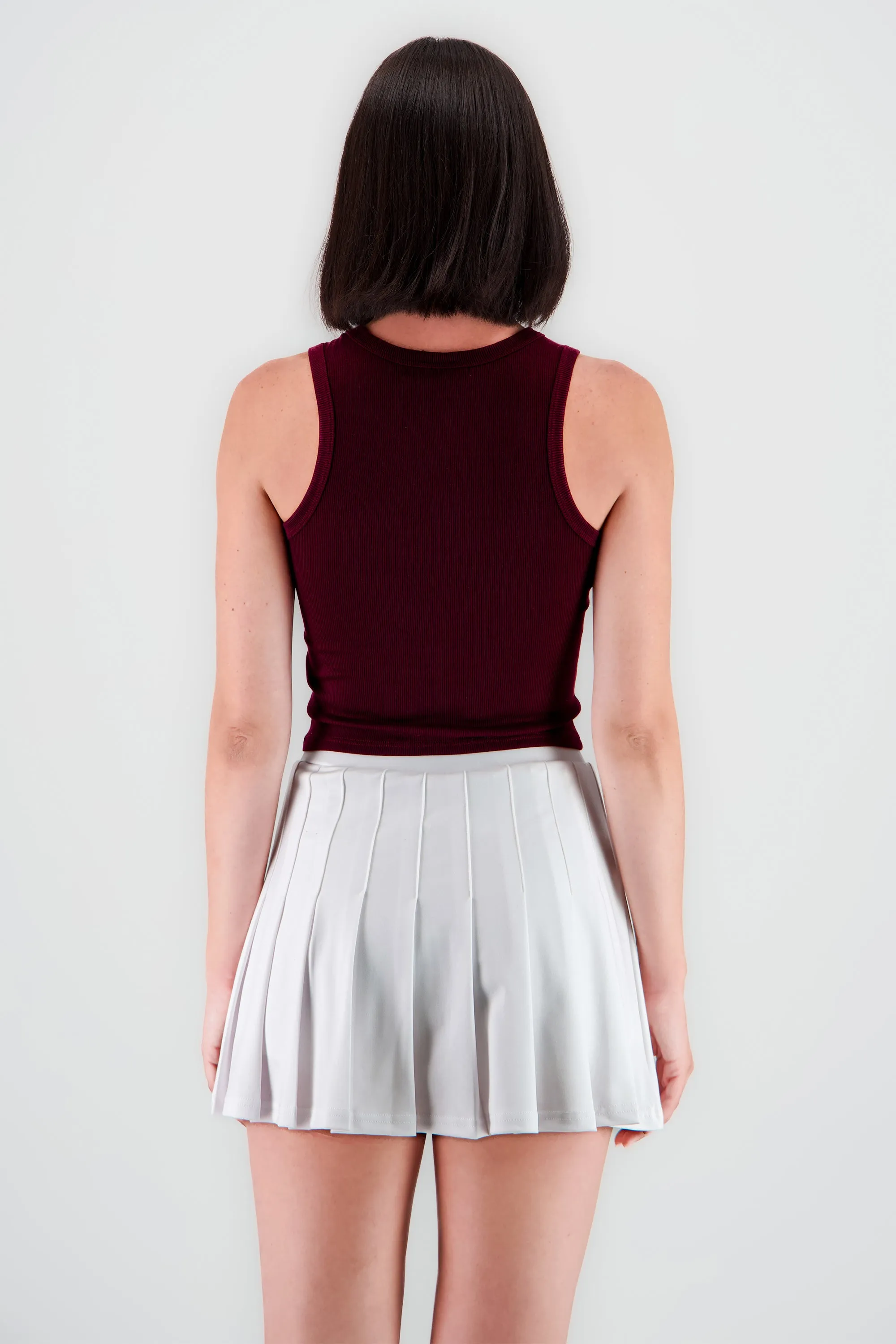 Top sin manga escote redondo rib sold by Shasa product image thumbnail 4