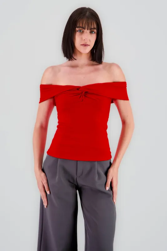 Top liso frunce sold by Shasa