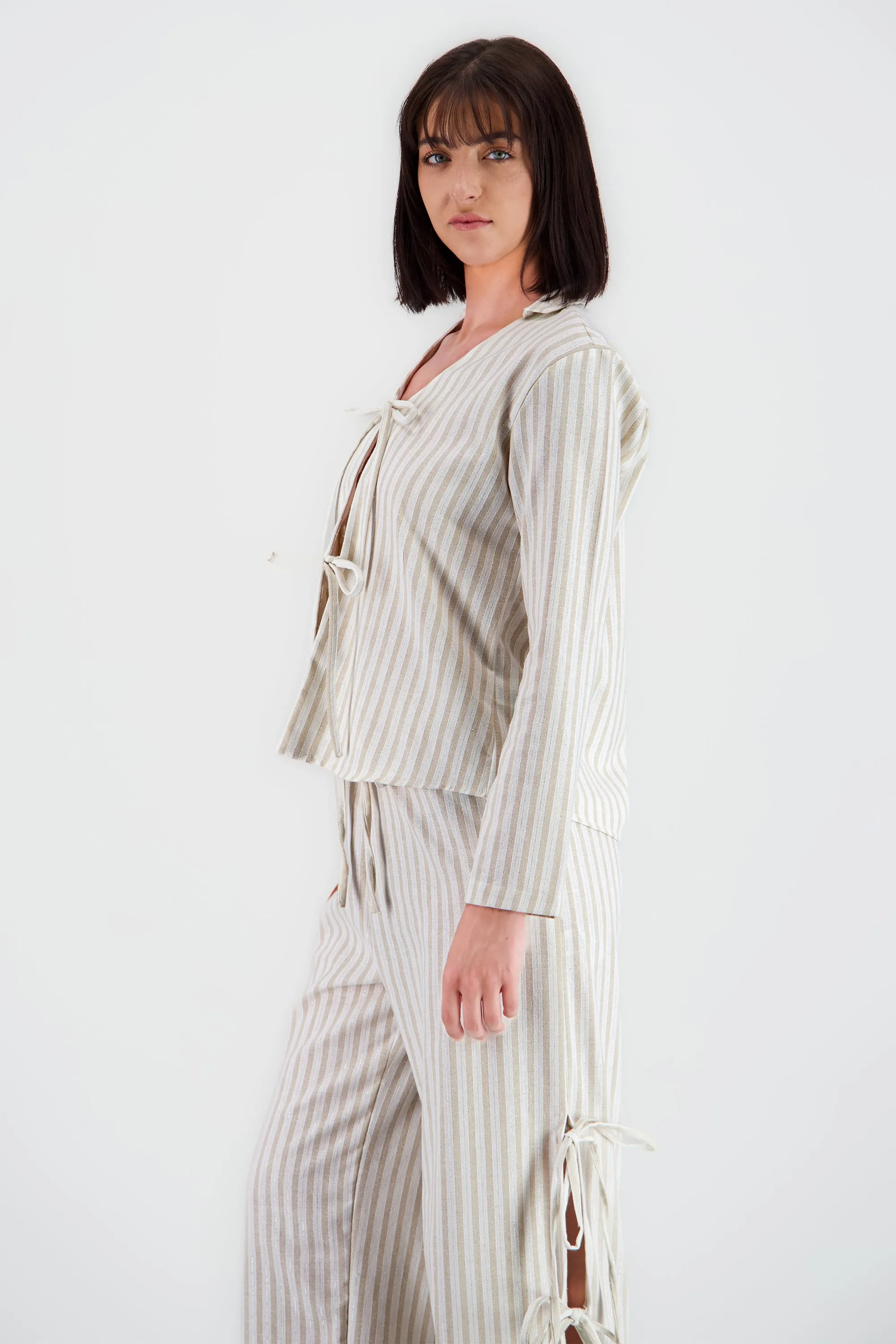 Camisa rayas detalle liston sold by Shasa product image thumbnail 3