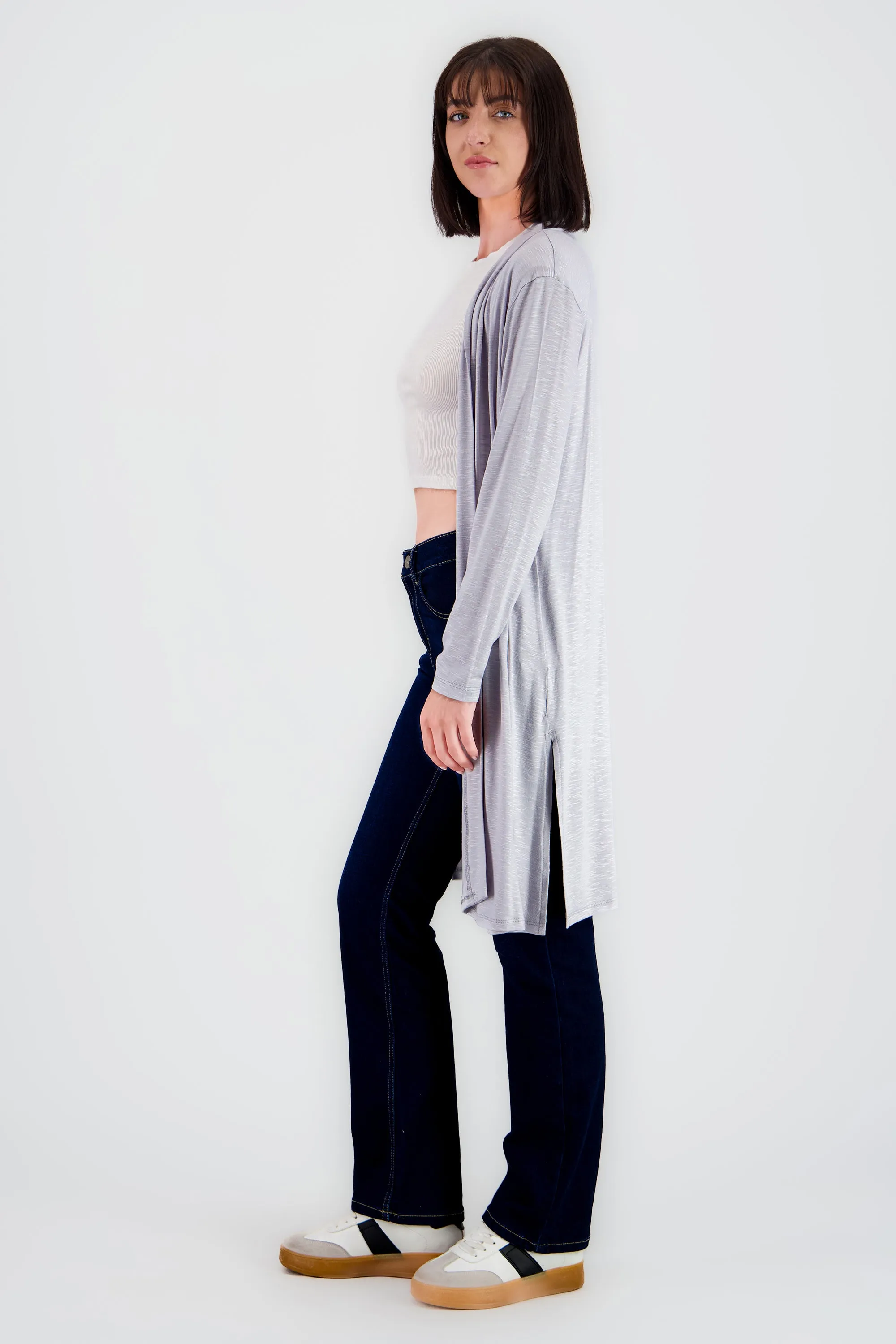 Cardigan manga larga liso sold by Shasa product image thumbnail 3