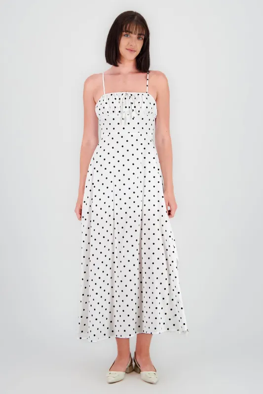 Vestido midi polka tirantes sold by Shasa
