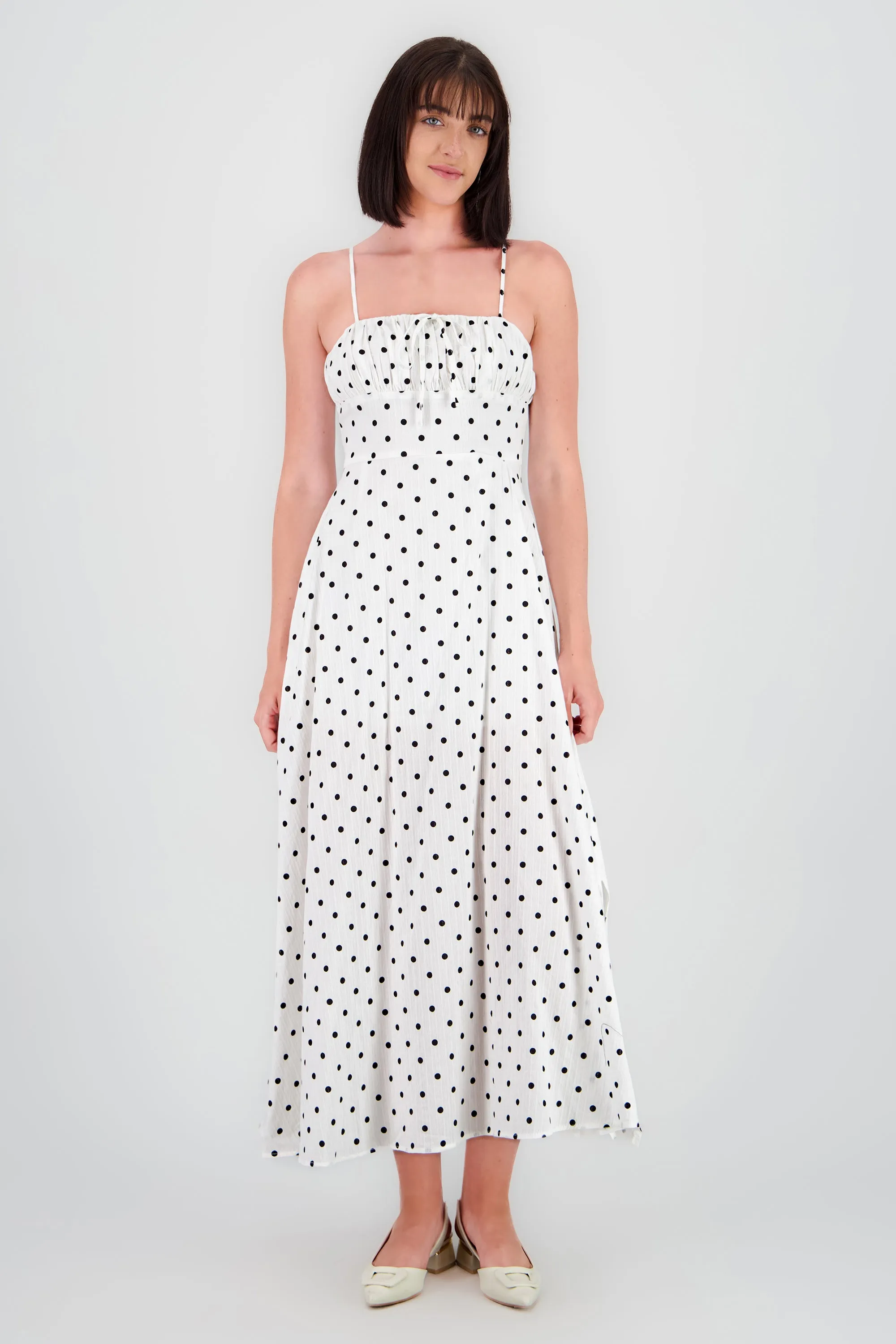 Vestido midi polka tirantes sold by Shasa